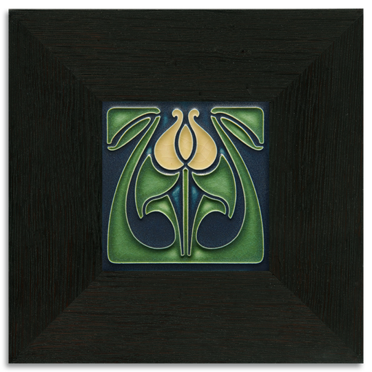 Tulip Bud Indigo Tile