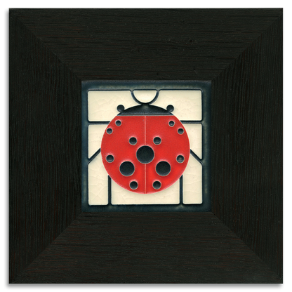 Ladybug Border Tile - 4x4