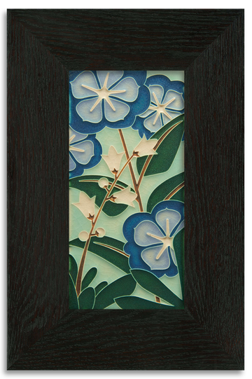 Starry Flowers Blue Tile - 4x8