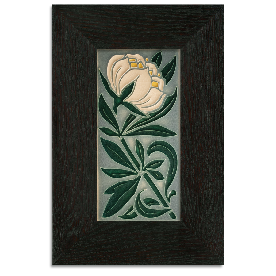 Peony Grey Blue Tile - 4x8