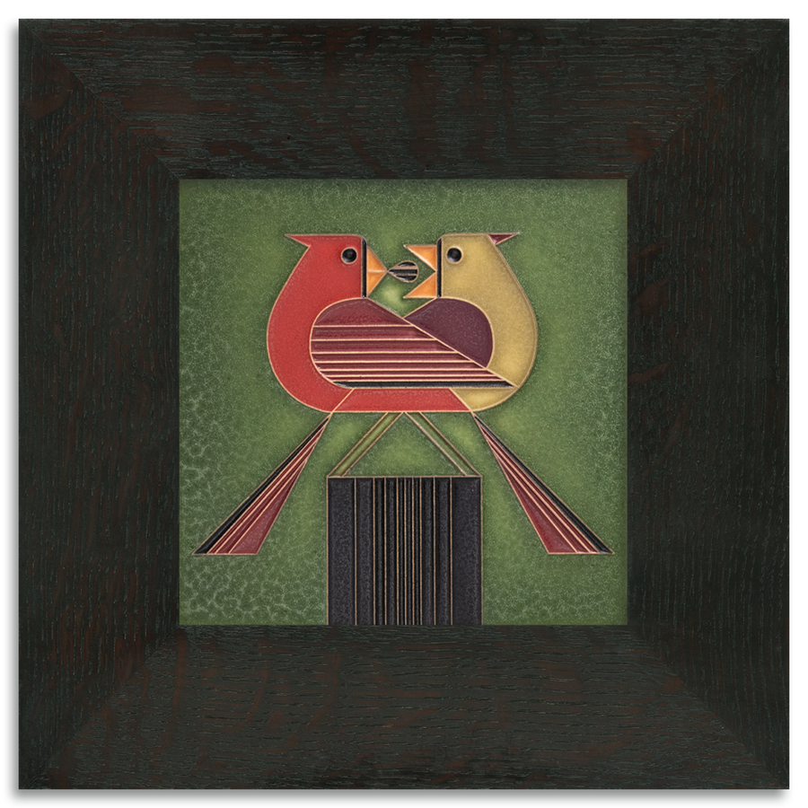 Redbird Romance Tile - 6x6