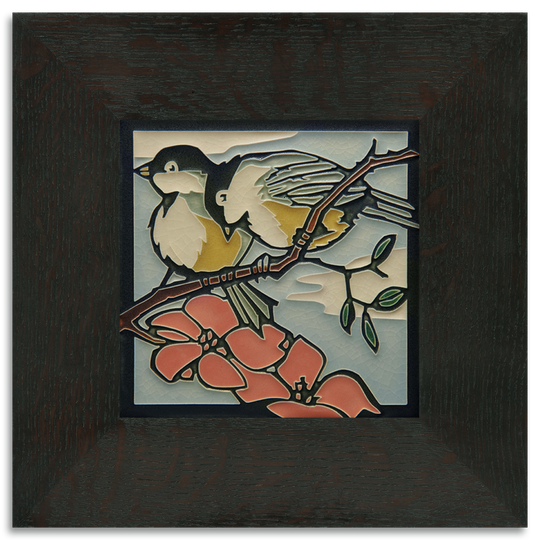 Spring Chickadees Tile