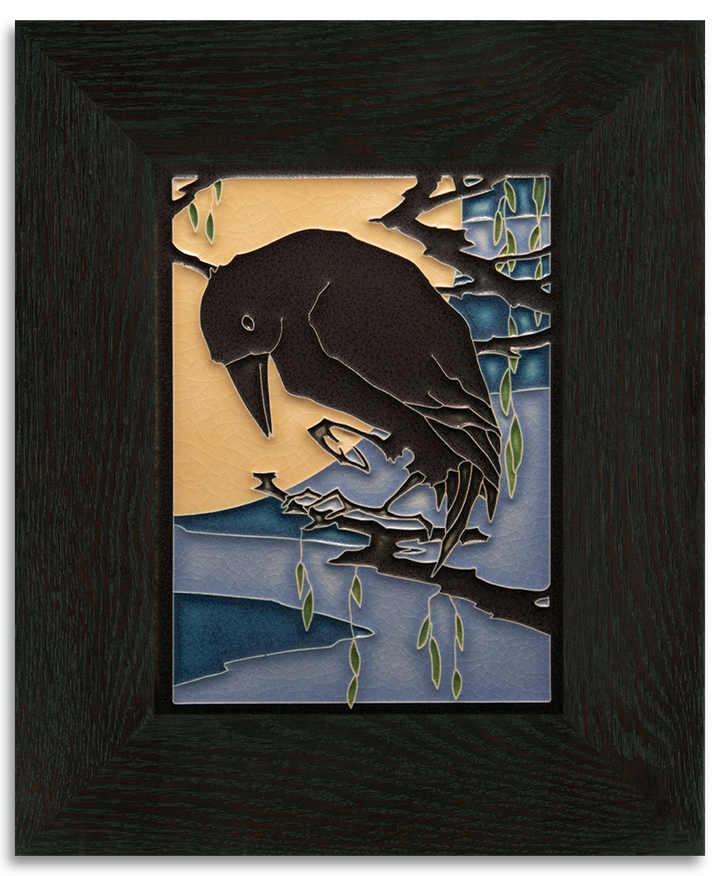 Raven Midnight Tile - 6x8