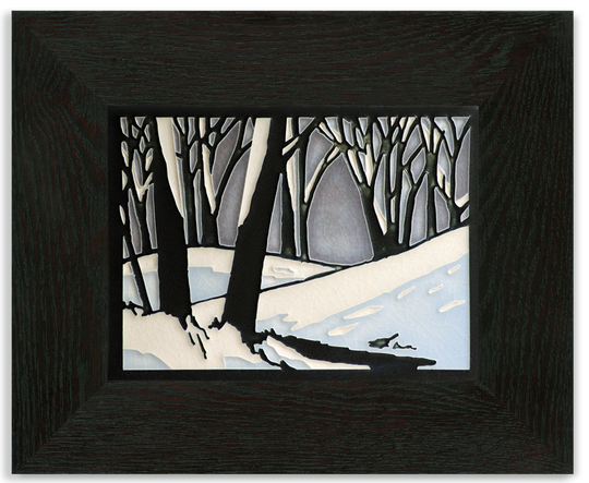 Snowscape Twilight Tile - 6x8