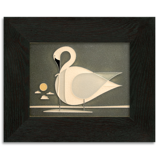 Trumpeter Swan Tile - 6x8
