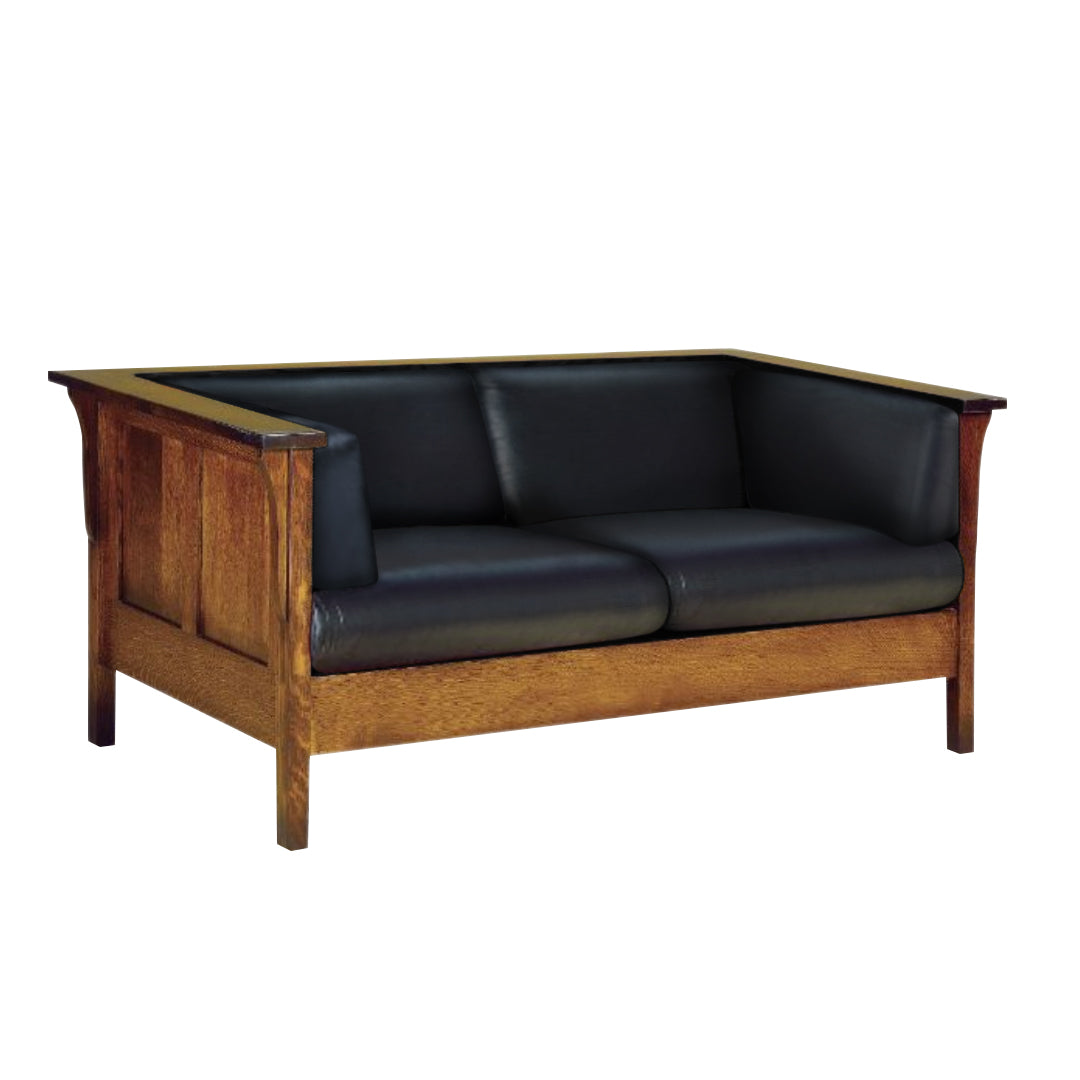 Prairie Mission Panel Settle Loveseat