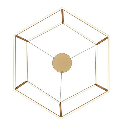 Minimalist Hexagon Chandelier