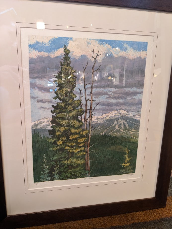 Leon Loughridge Generations Framed Woodblock Print