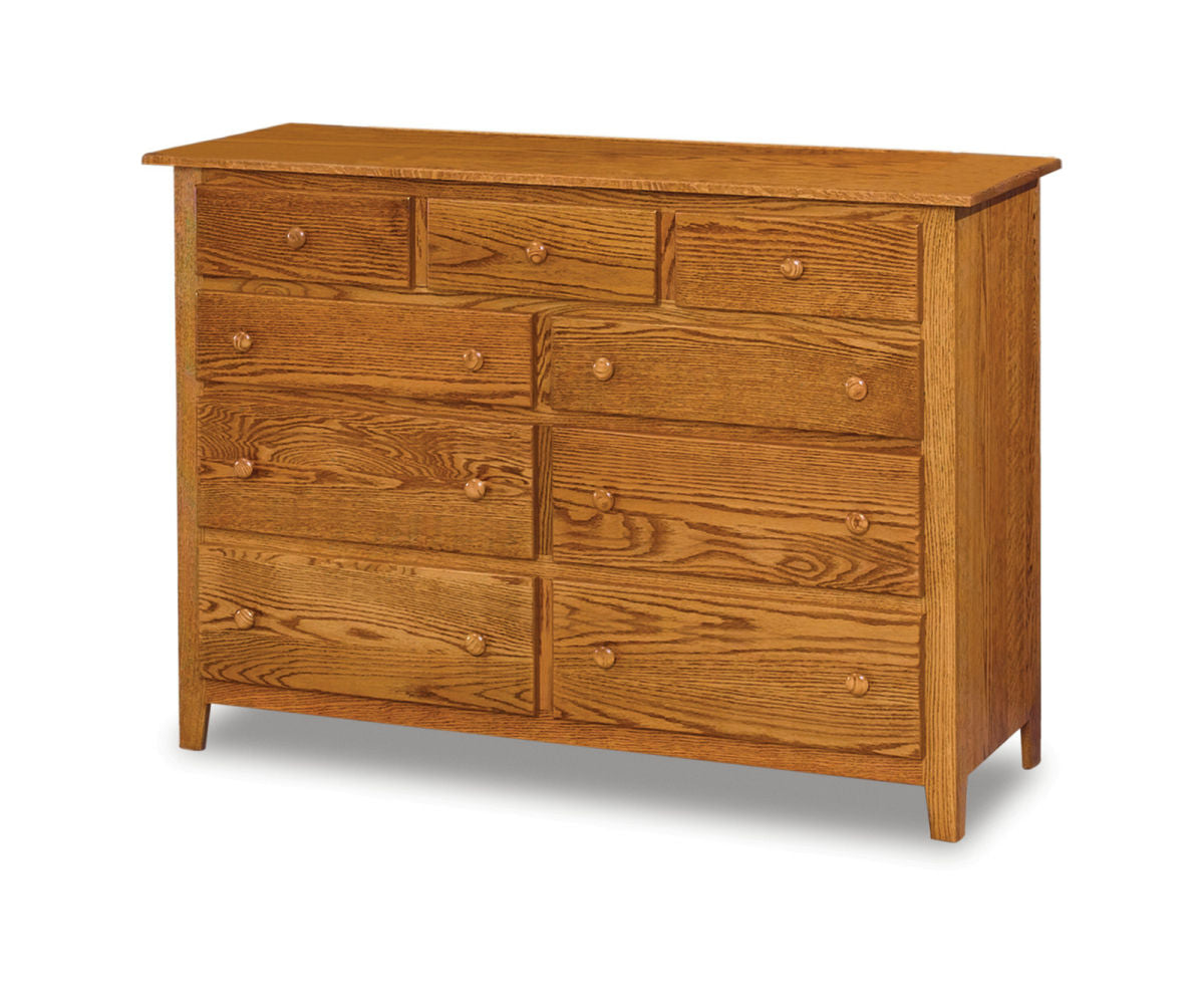 Shaker 9-Drawer Dresser