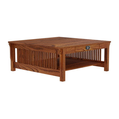 Landmark Mission Square Coffee Table with Drawer