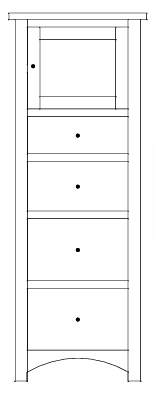 Claremont Mission Lingerie Chest