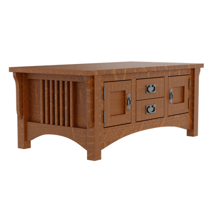 Logan Mission Cabinet Lift Top Coffee Table
