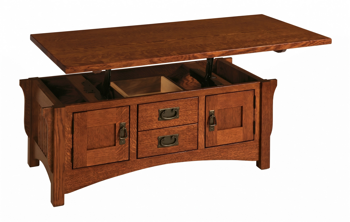 Logan Mission Cabinet Lift Top Coffee Table
