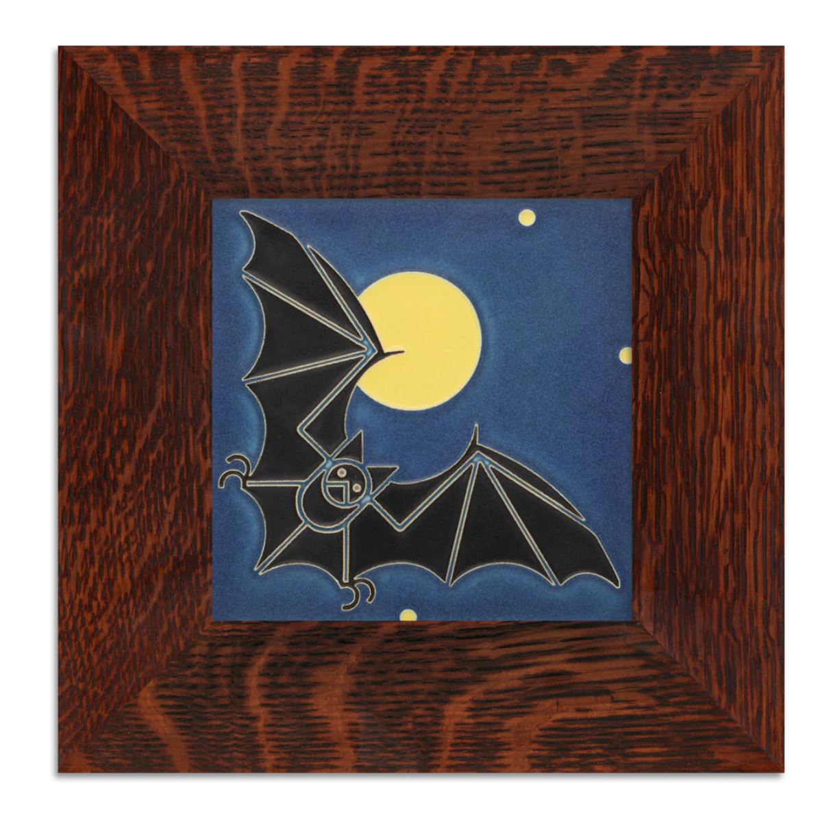 Bat & The Moon Tile 6x6