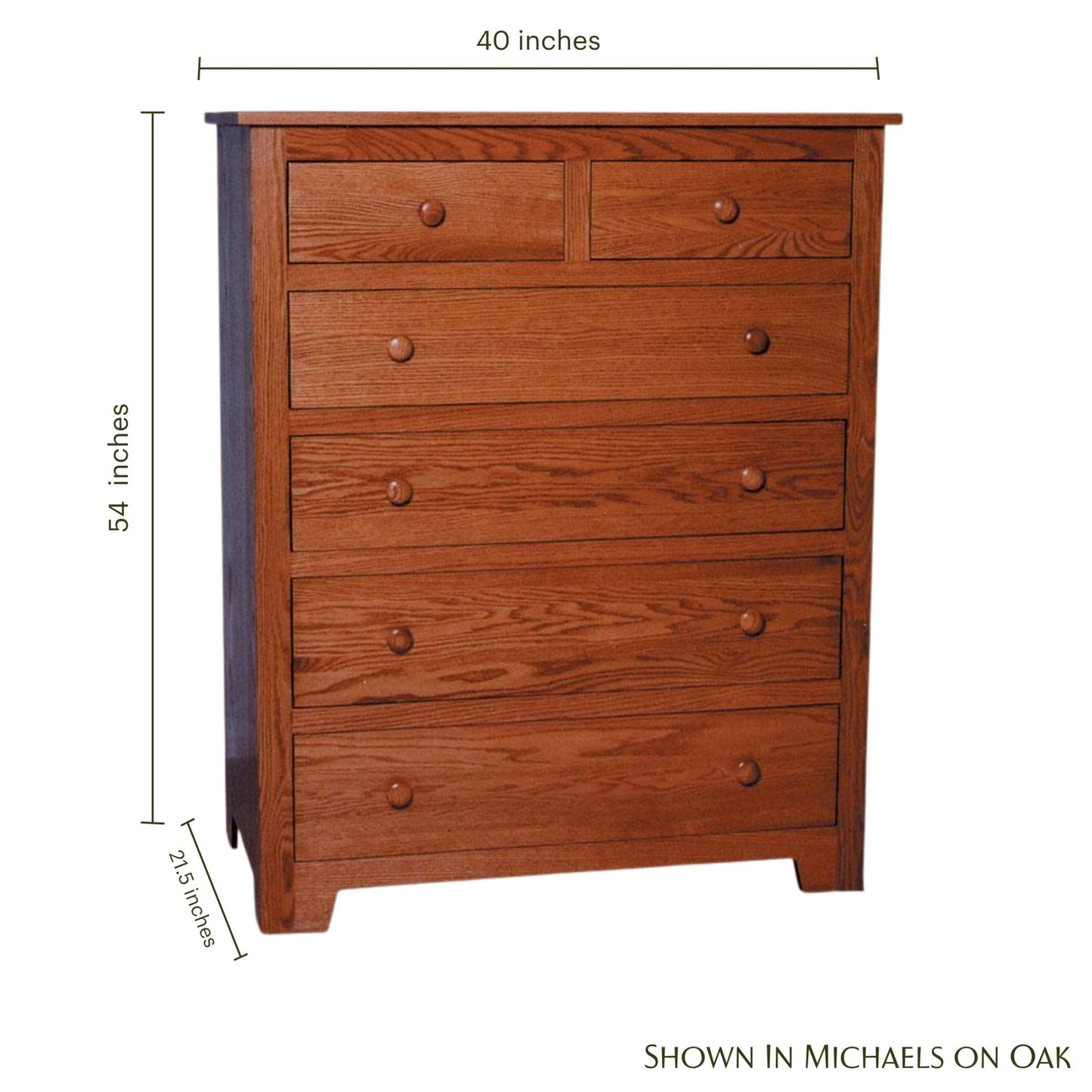 Shaker 6-Drawer Chest