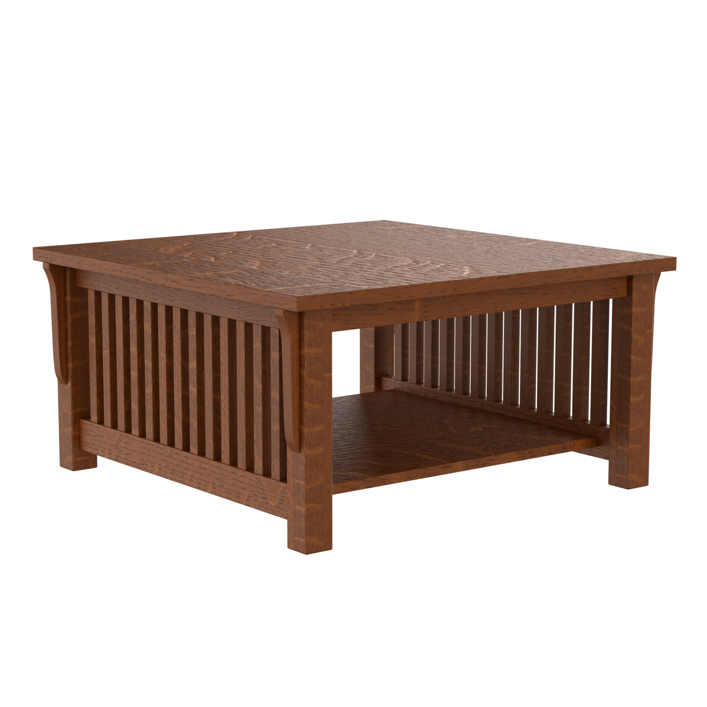 Prairie Mission Square Spindle Coffee Table
