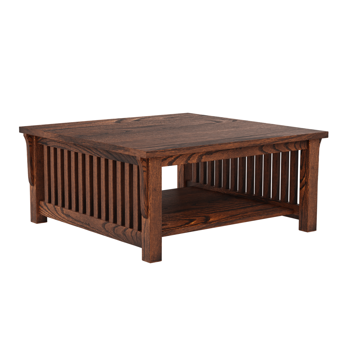 Prairie Mission Square Spindle Coffee Table