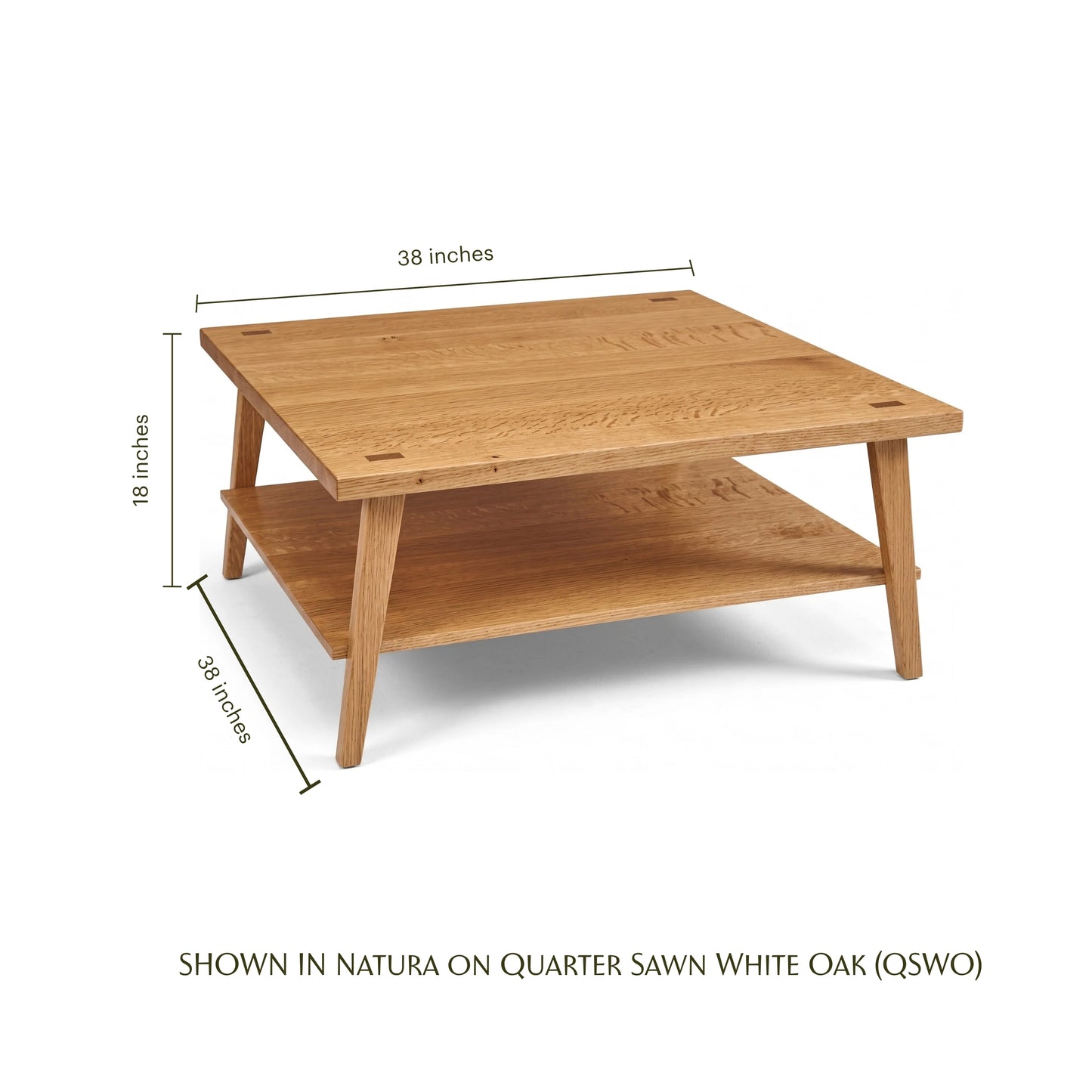 Zemple Modern Square Coffee Table