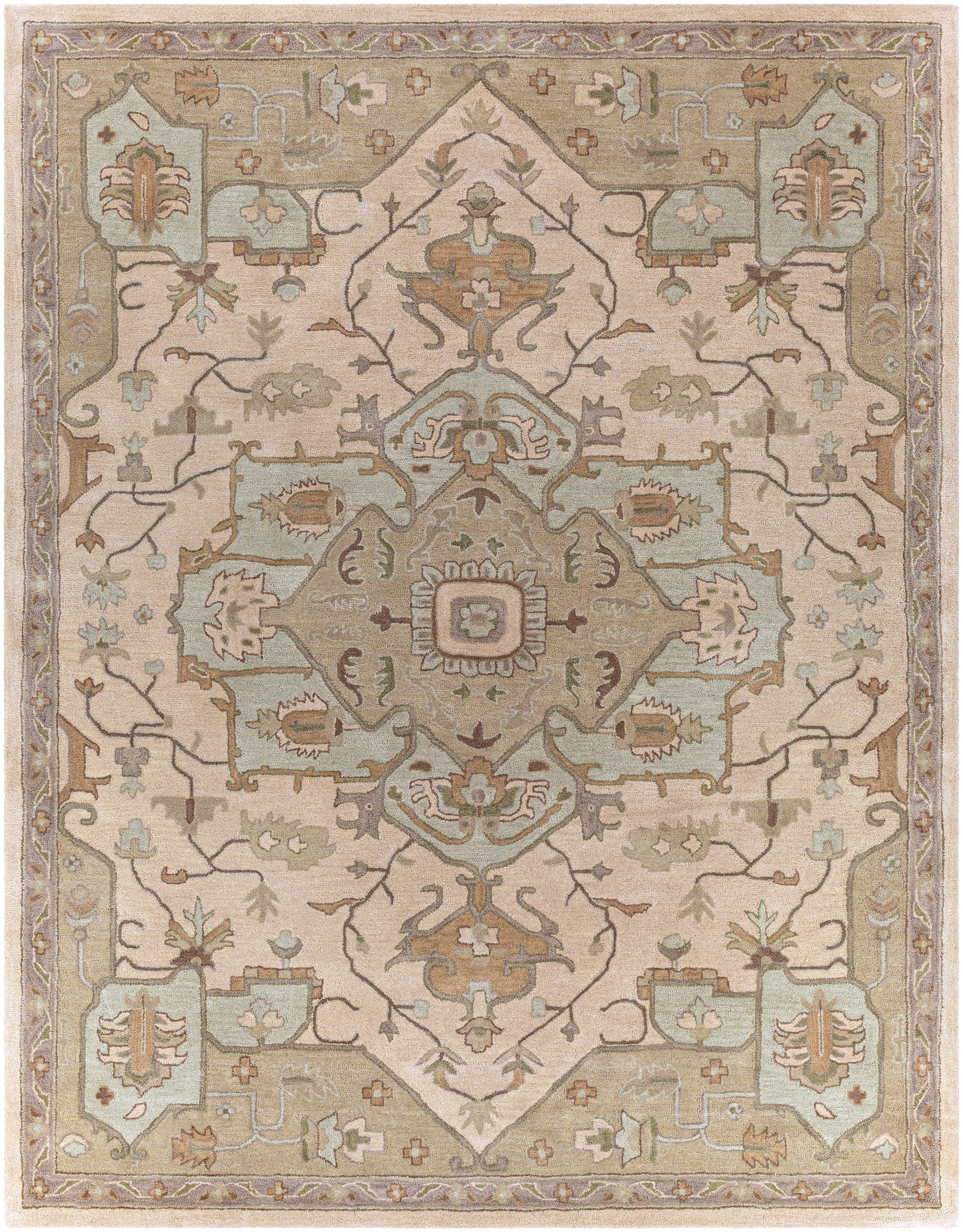 Roman Slate Hand-Tufted Rug