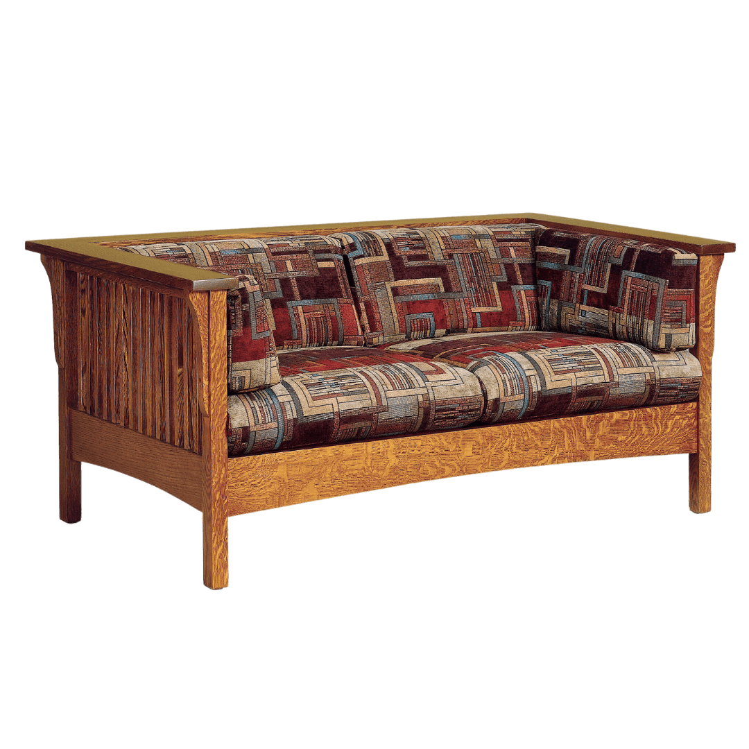 Prairie Mission Spindle Settle Loveseat