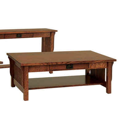 Landmark Mission Coffee Table With Drawer