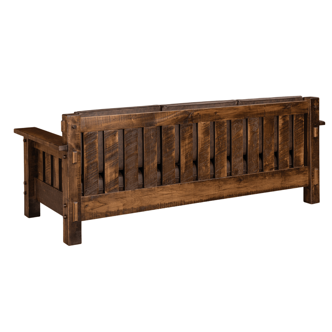 Mountain Roughsawn Wood Sofa
