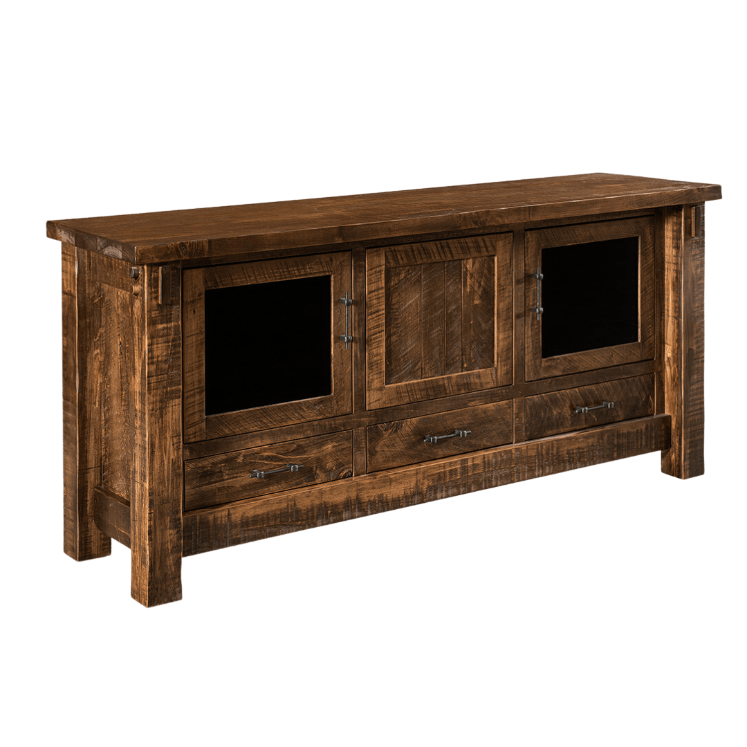 Mountain Roughsawn TV Stand with Drawers