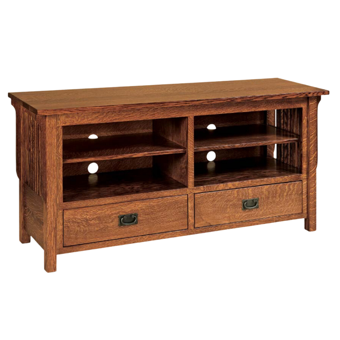 Landmark Mission Open Media Cabinet