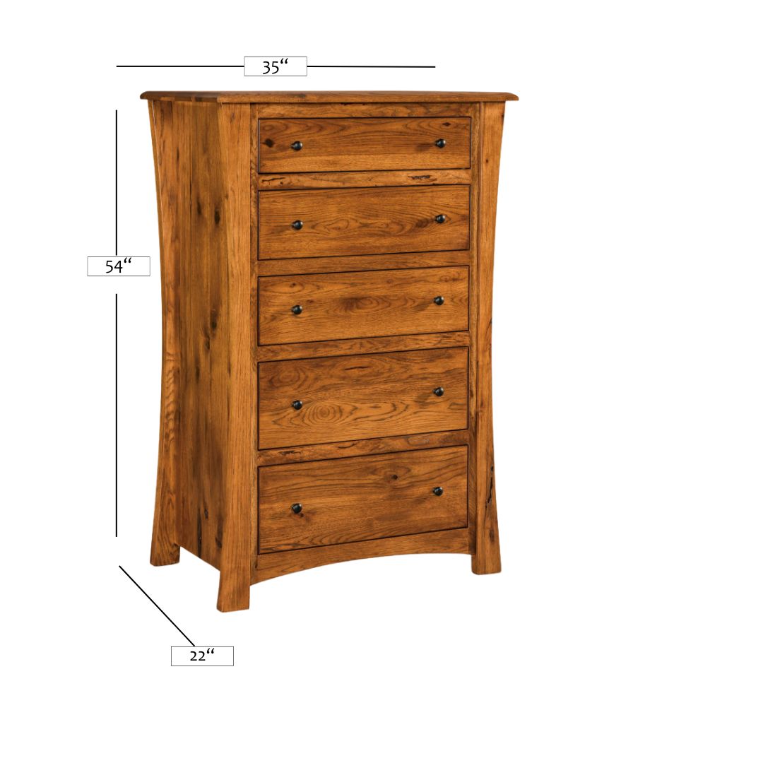 Contemporary 5-Drawer Chest