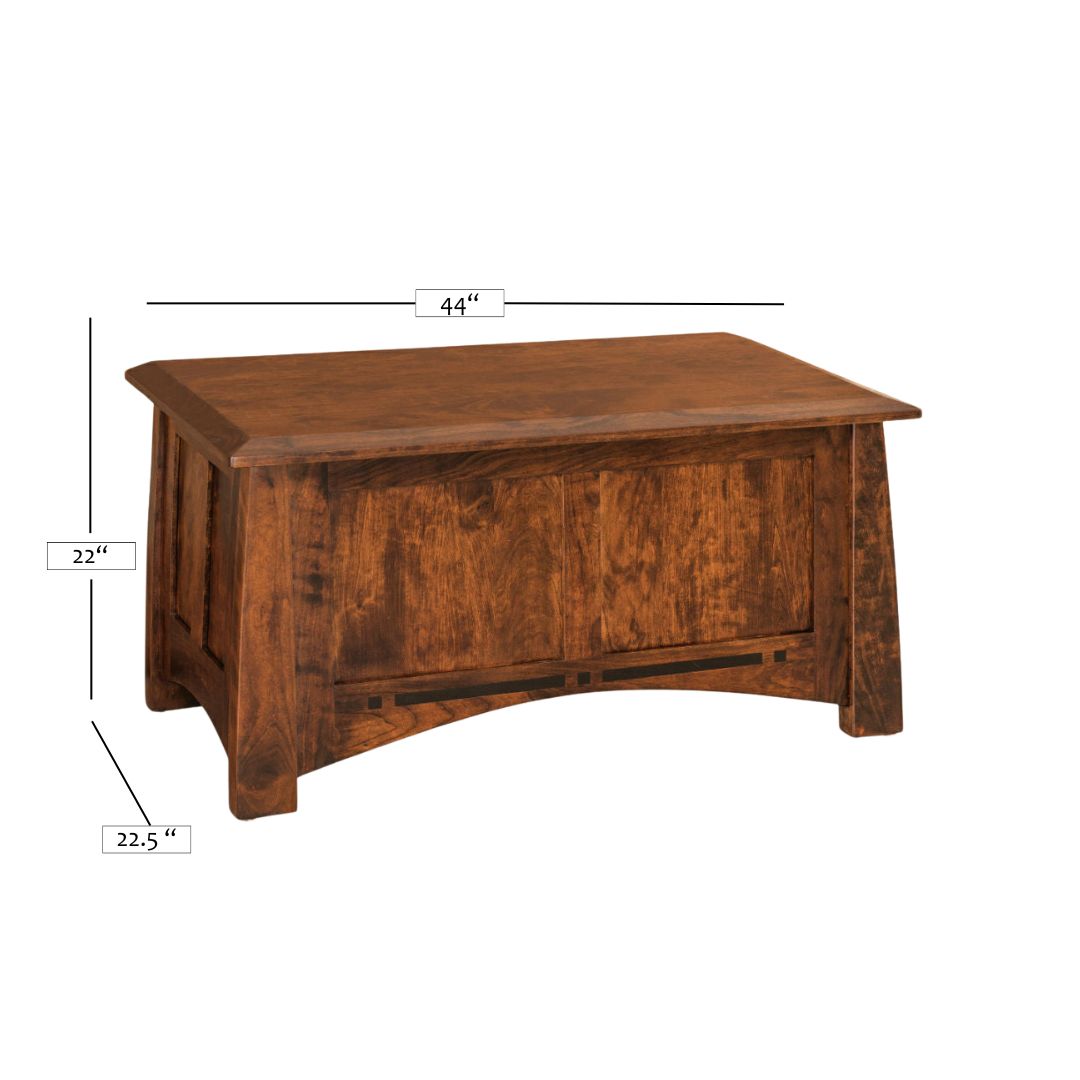 Express Ship Artisan Inlay Blanket Chest