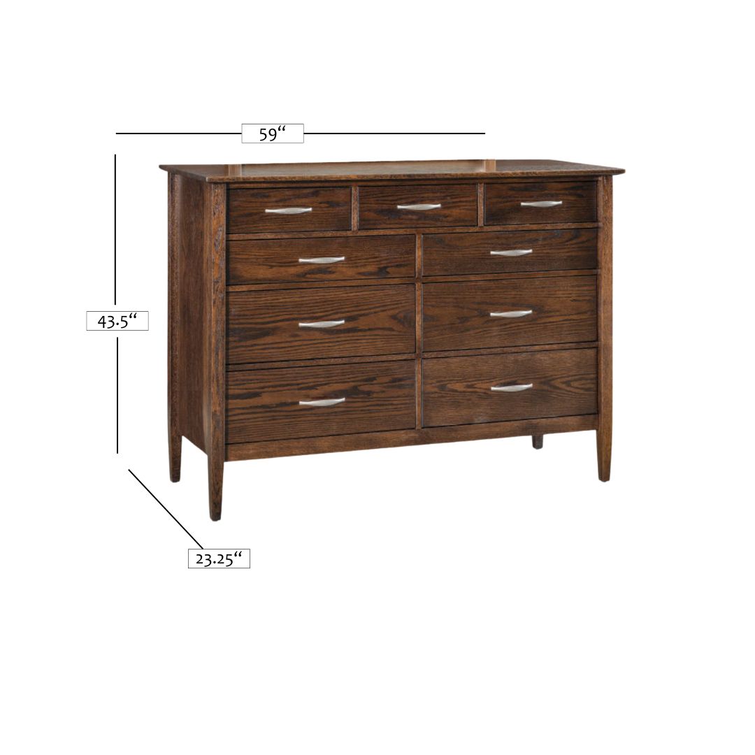 Nouvelle 9-Drawer Dresser