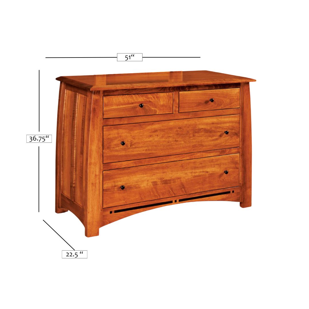 Artisan Inlay 4-Drawer Dresser
