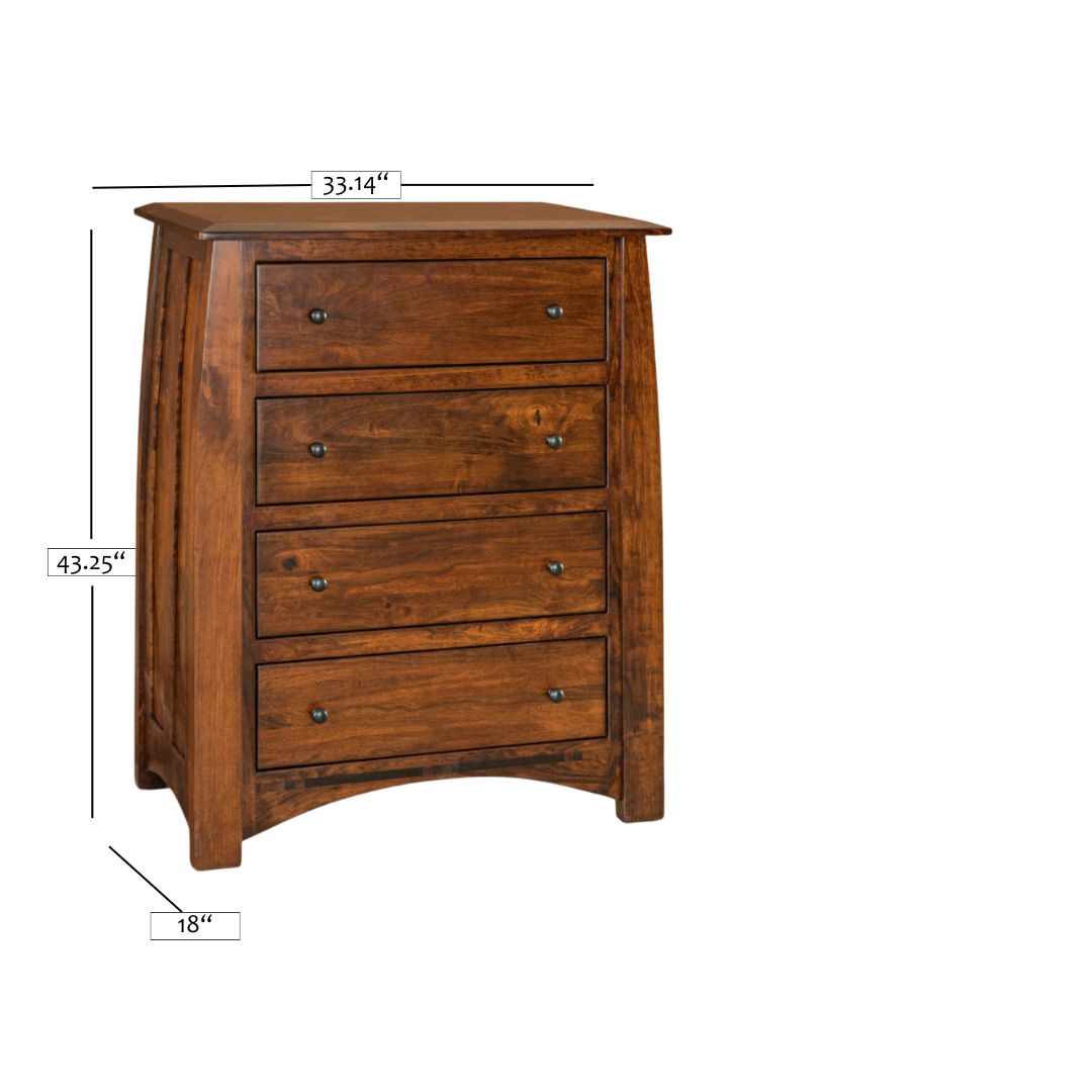 Artisan Inlay 4-Drawer Chest