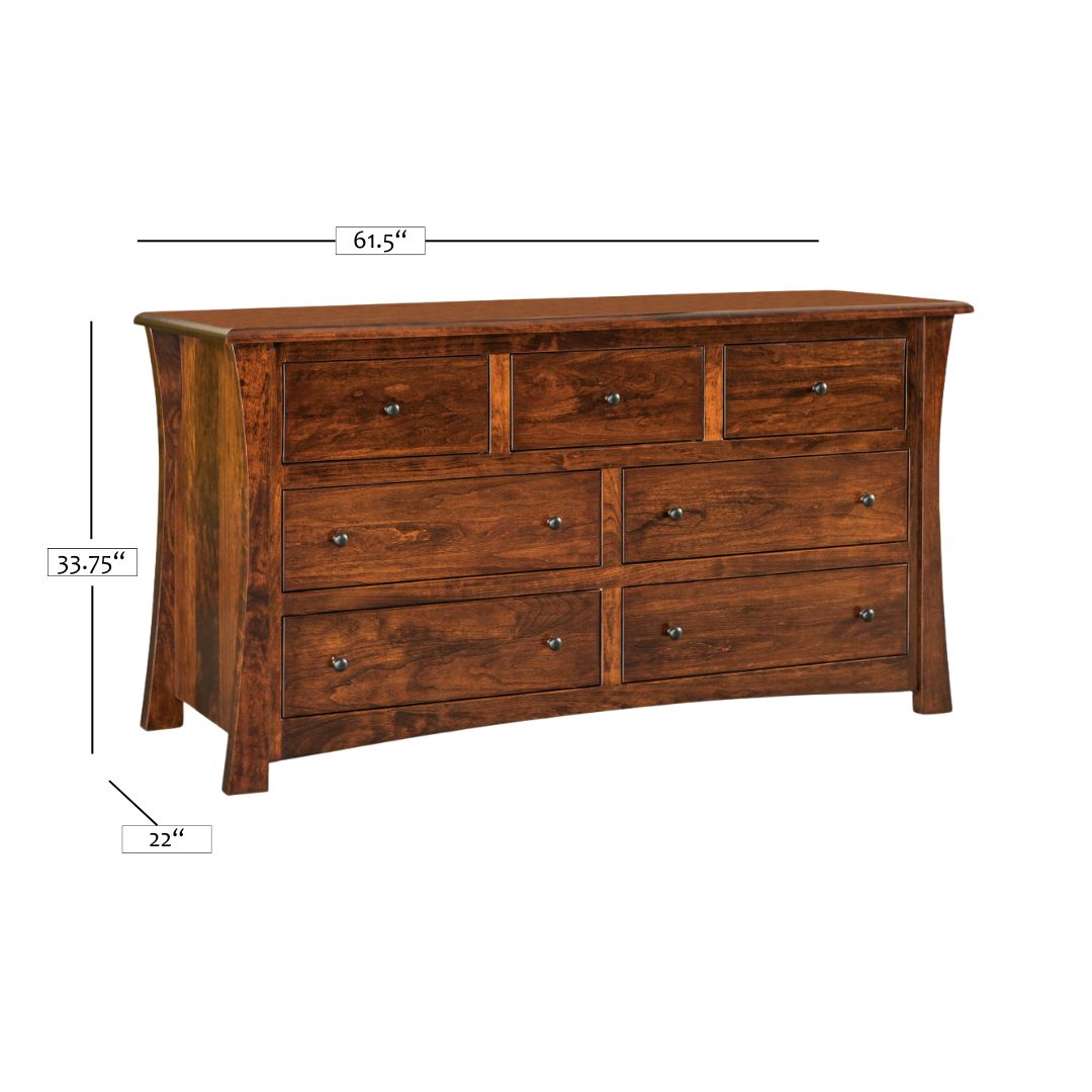 Contemporary 7-Drawer Dresser
