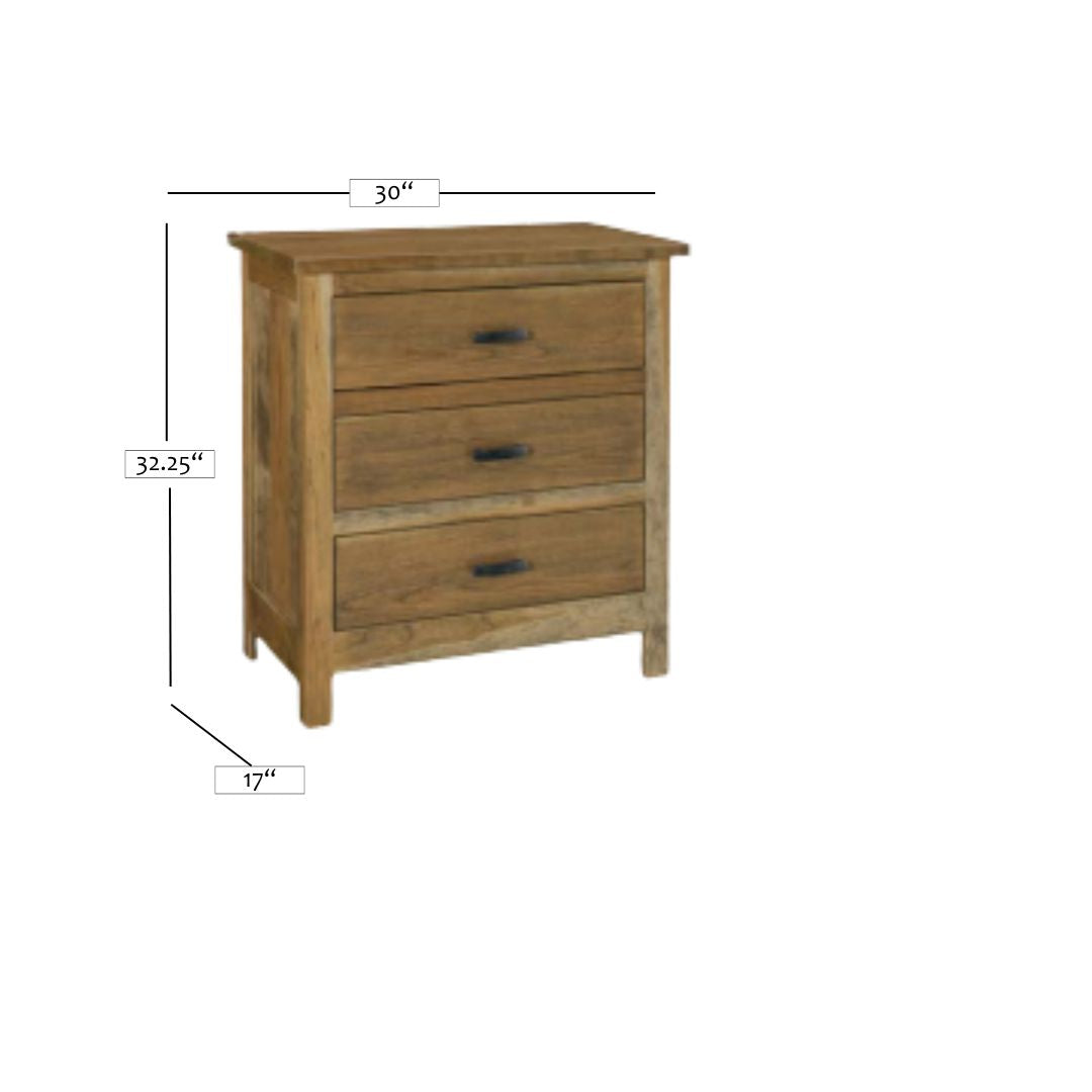 Mission Wide Nightstand