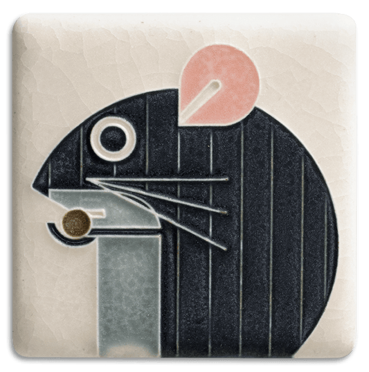 3x3 Charley Harper Mini Mouse Tile