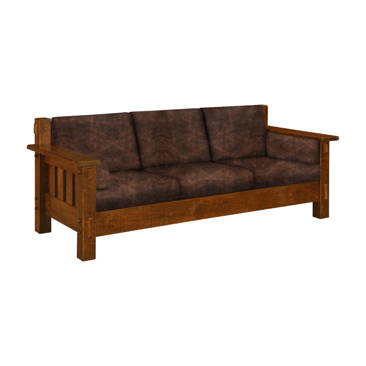 Mountain Roughsawn Wood Sofa
