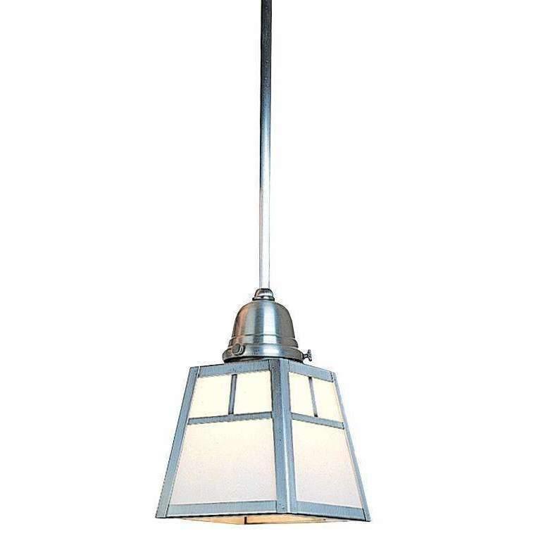 A-Line shade One Light Stem Mount Pendant Interior Lighting Arroyo Craftsman