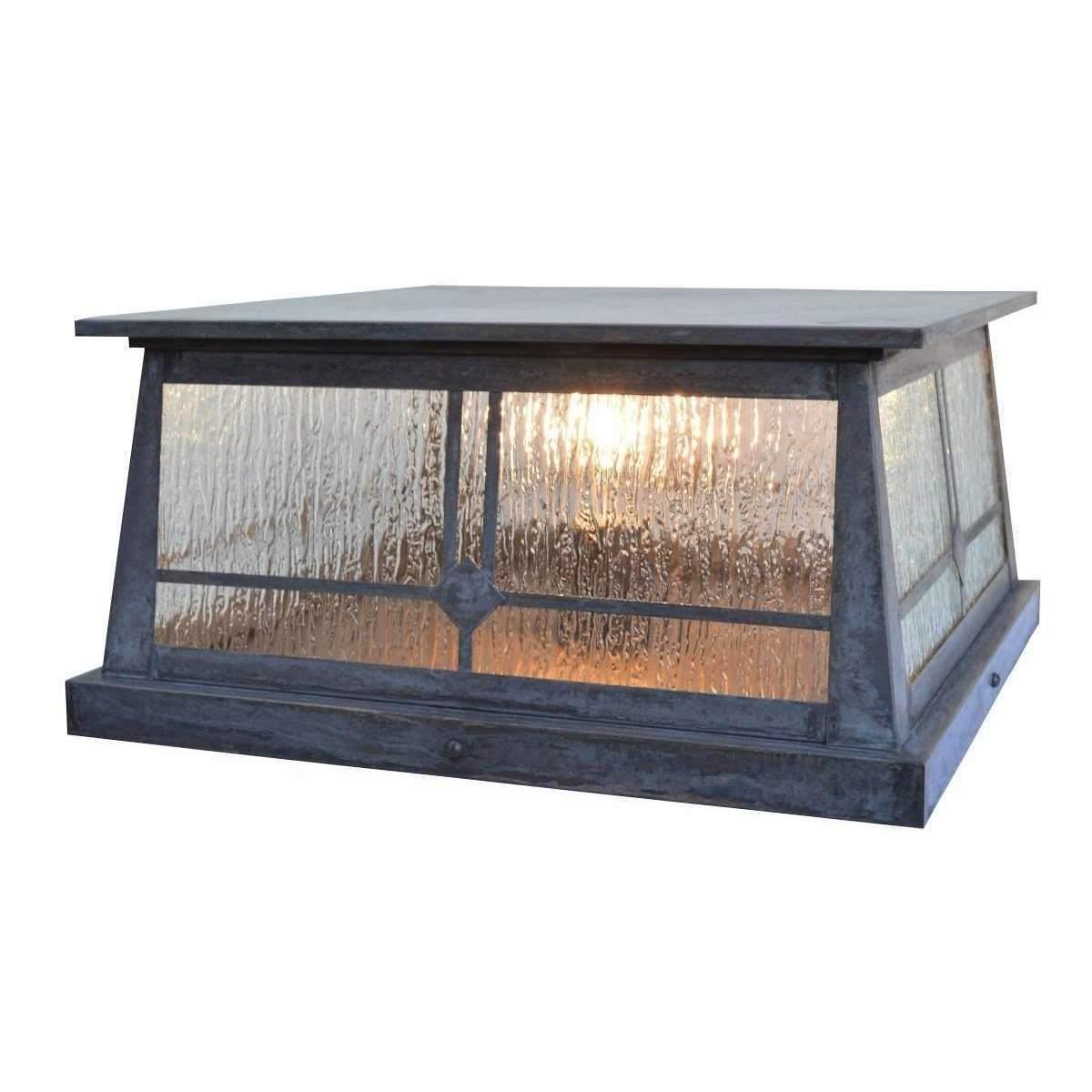 Aberdeen Column Mount Exterior Lighting Arroyo Craftsman