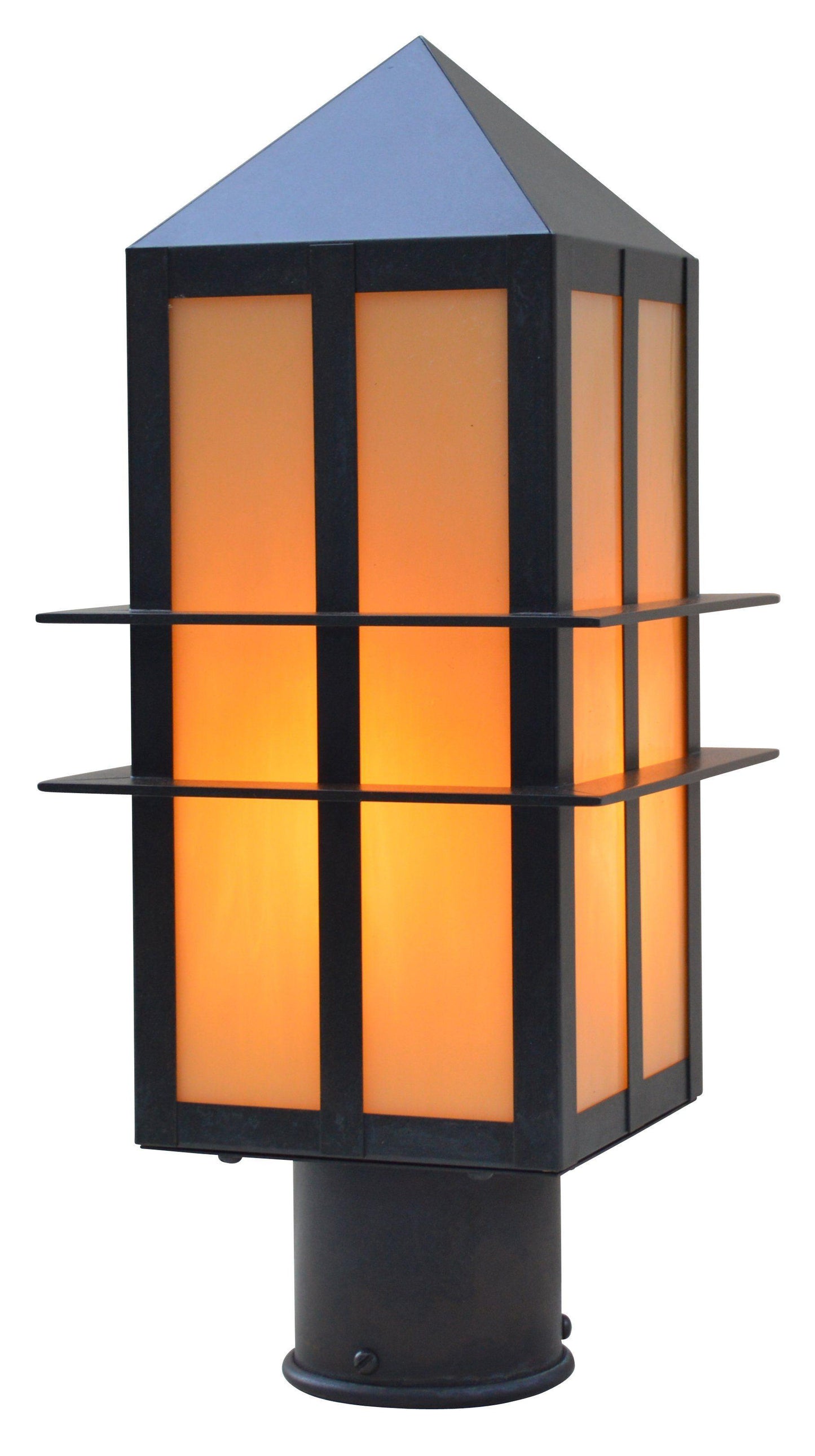 Bexley Post Mount Exterior Lighting Arroyo Craftsman