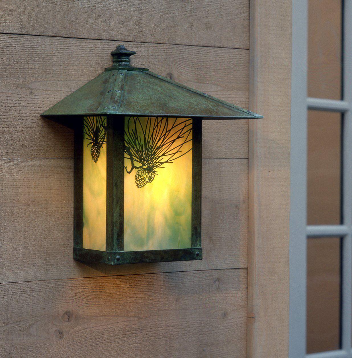Evergreen Flush Wall Mount Exterior Lighting Arroyo Craftsman