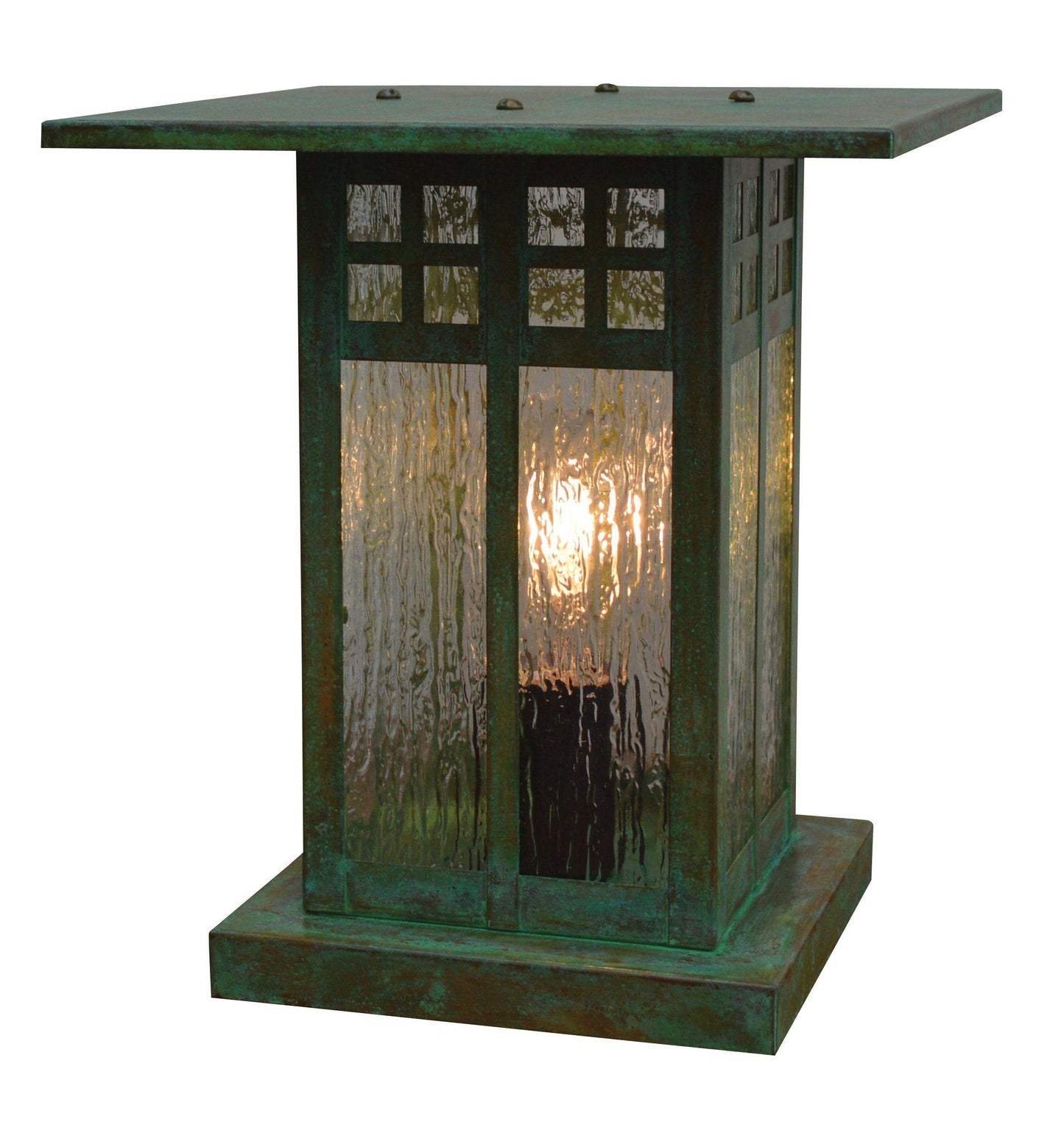 Glasgow Column Mount Exterior Lighting Arroyo Craftsman