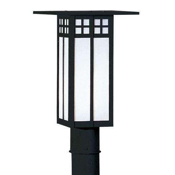 Glasgow Long Body Post Mount Exterior Lighting Arroyo Craftsman
