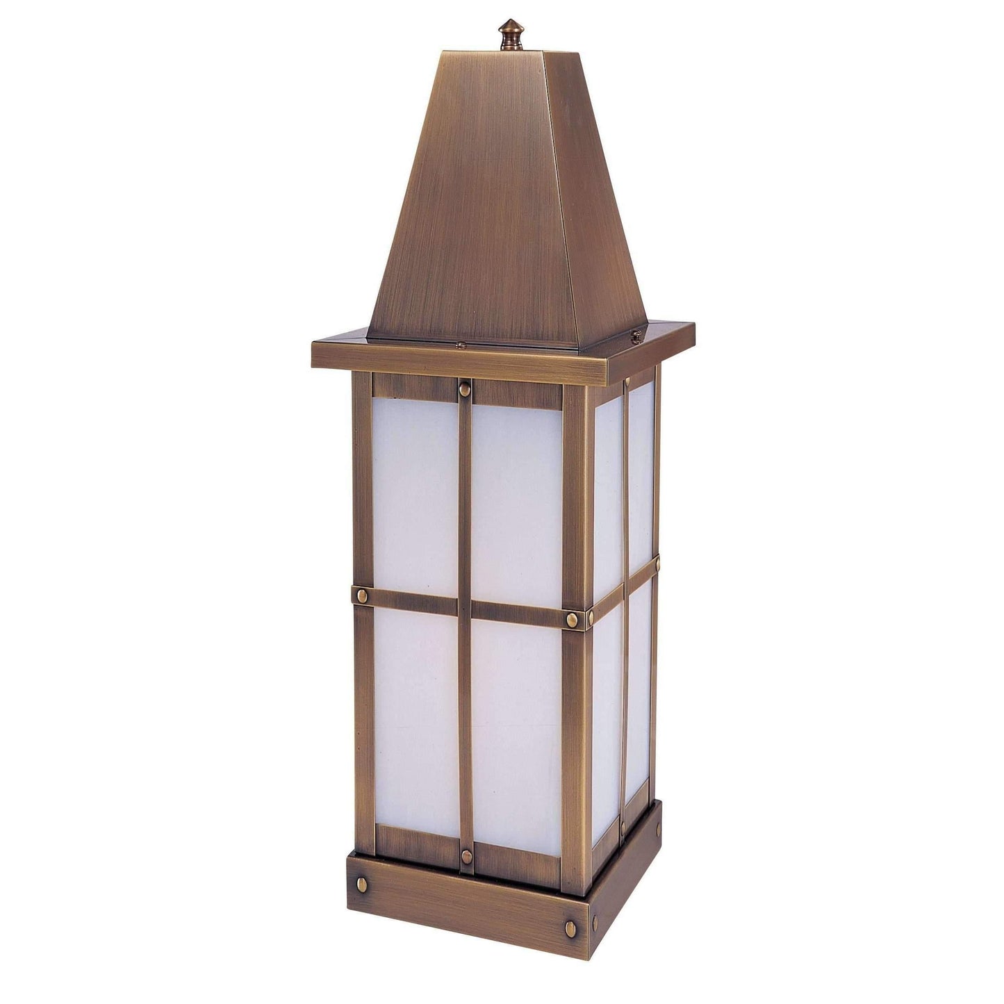 Hartford Long Body Column Mount Exterior Lighting Arroyo Craftsman