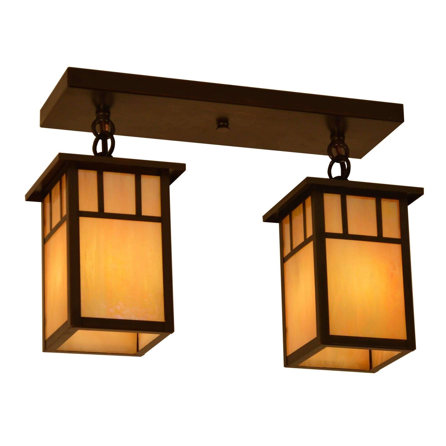 Huntington 2 Light Ceiling Mount Interior Lighting Arroyo Craftsman