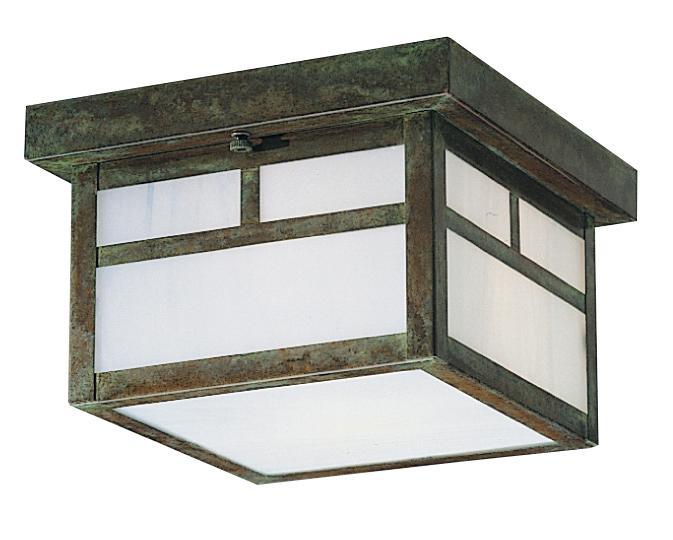 Mission Flush Ceiling Mount Exterior Lighting Arroyo Craftsman