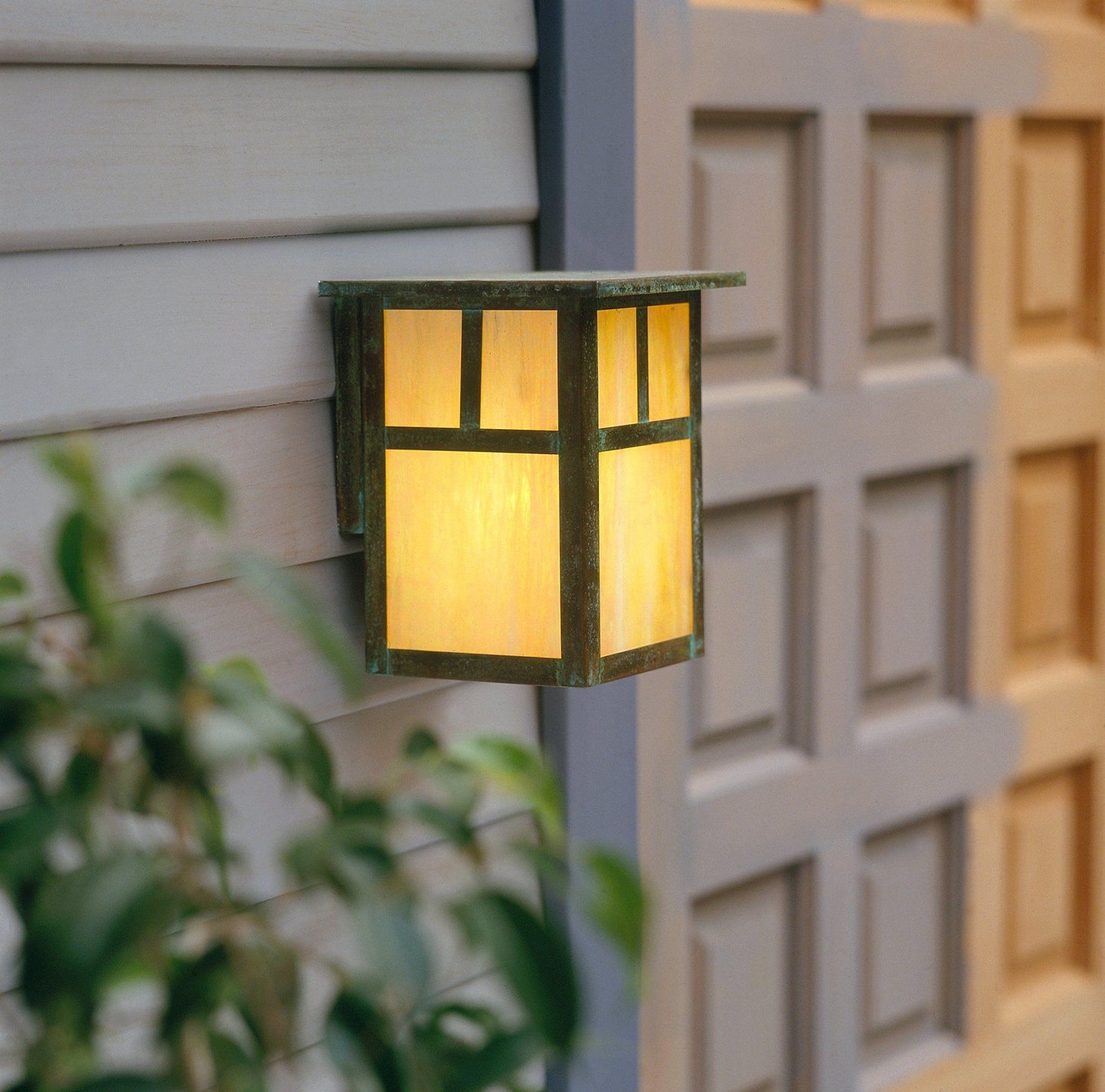 Mission Flush Wall Mount Exterior Lighting Arroyo Craftsman