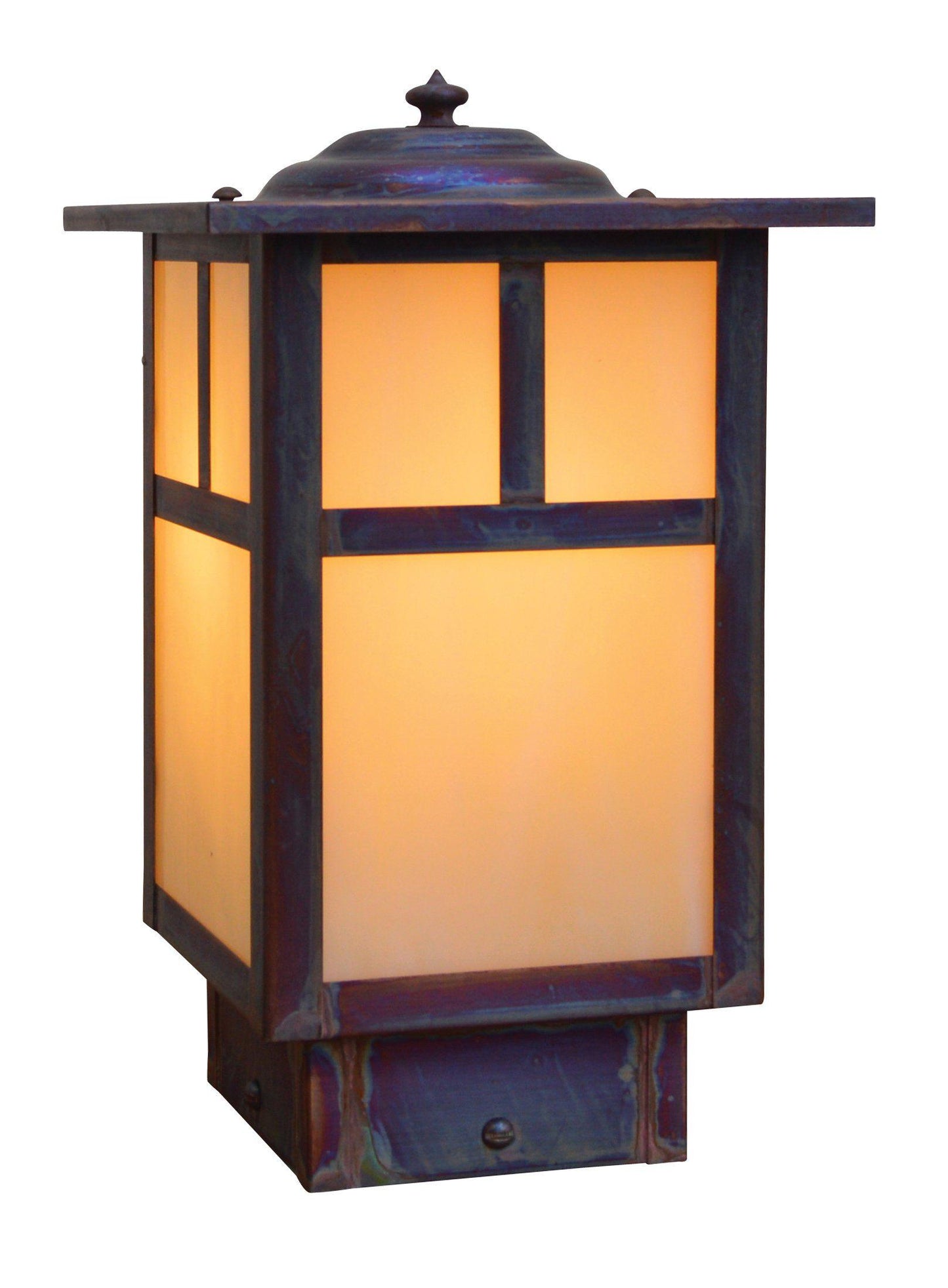 Mission Post Mount Exterior Lighting Arroyo Craftsman