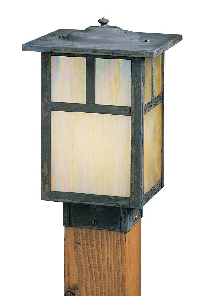 Mission Square Post Cap Exterior Lighting Arroyo Craftsman