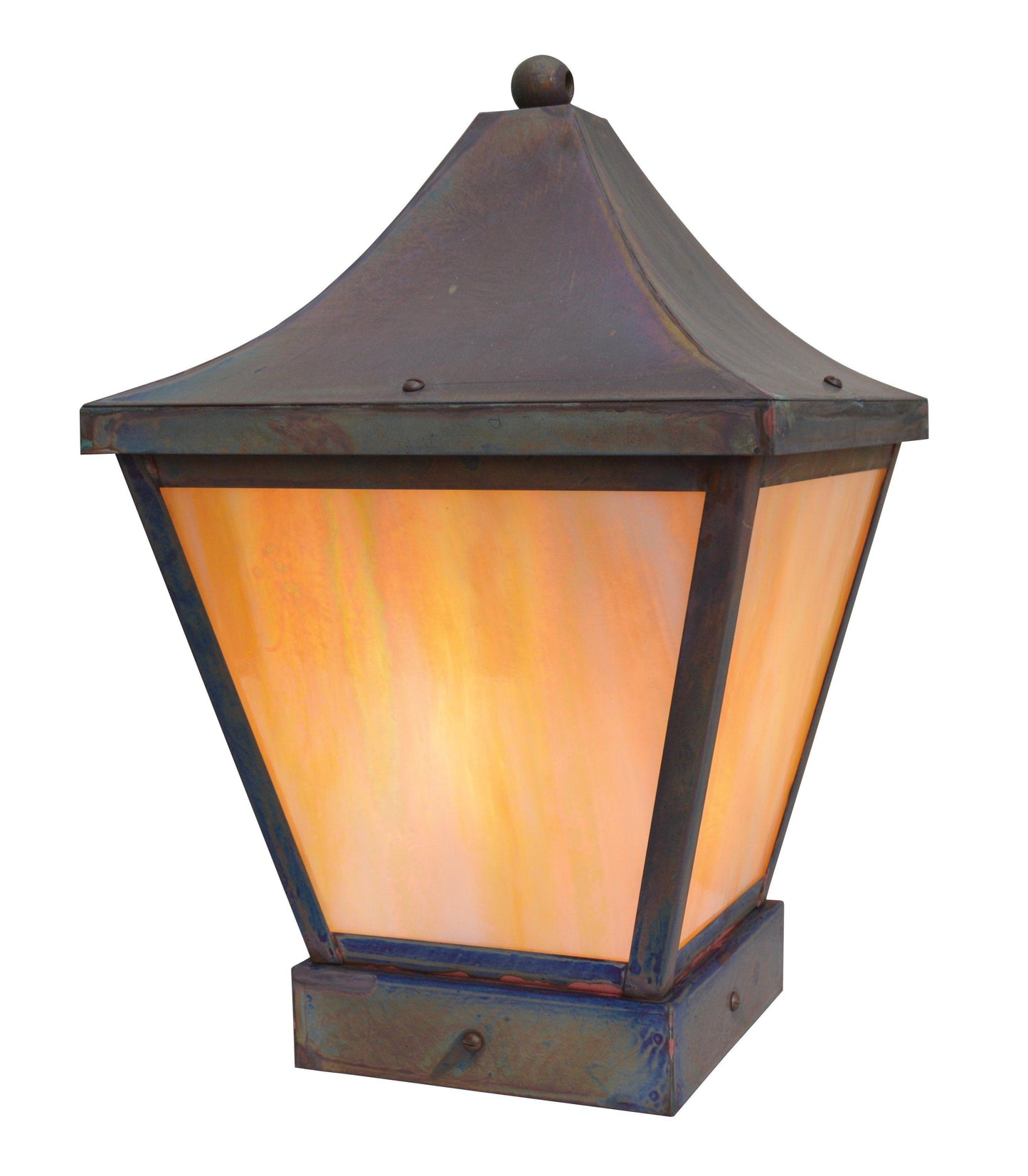 Nantes Column Mount Exterior Lighting Arroyo Craftsman